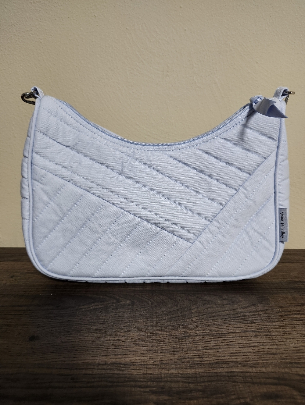 Vera Bradley Quilted Light Blue Shoulder Bag